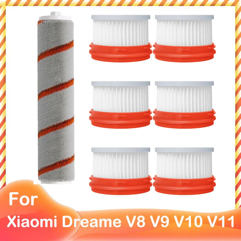 Kompatibel für Xiaomi Dreame V9 V10 V11 V8 V9B V9P XR Zubehör Hauptbürste HEPA Filter Kabelloser Handstaubsauger Teile