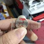 Personalisierter gravierter 17 mm runder Siegelring, gravierte Buchstaben, Logo-Ringe, modischer Kupfer-Schmuck für Herren