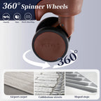 Premium 5-teiliges Hartschalen-Gepäckset, multi-Größen 20/24/28 Zoll Reise-Trolley-Koffer, leichtgängige 360°-Rollen mit TSA-Sicherheitsschloss, komplettes Reise-Set mit Handtasche & Kosmetiktasche