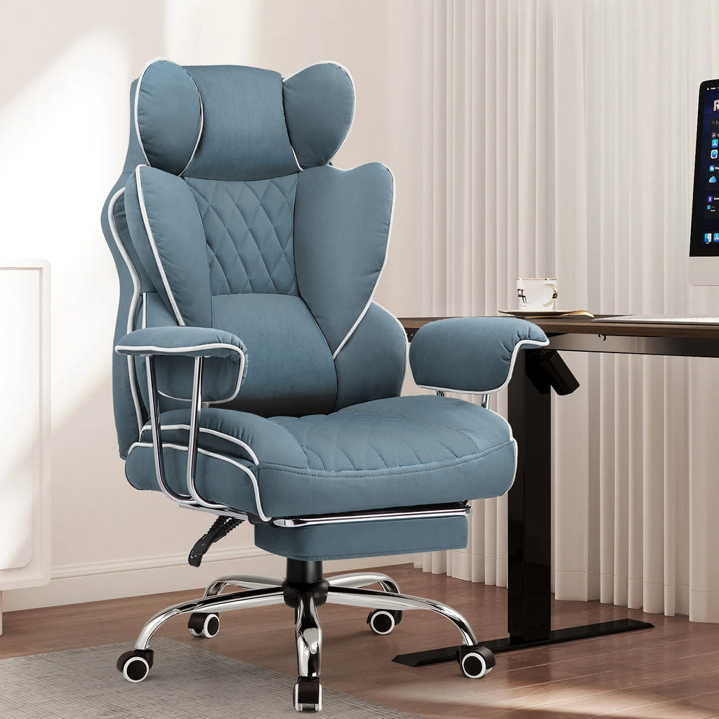 GTPLAYER Gaming Stuhl Bürostuhl mit Taschenfederkern-Lordosenstütze, ergonomischer und bequemer breiter Bürostuhl