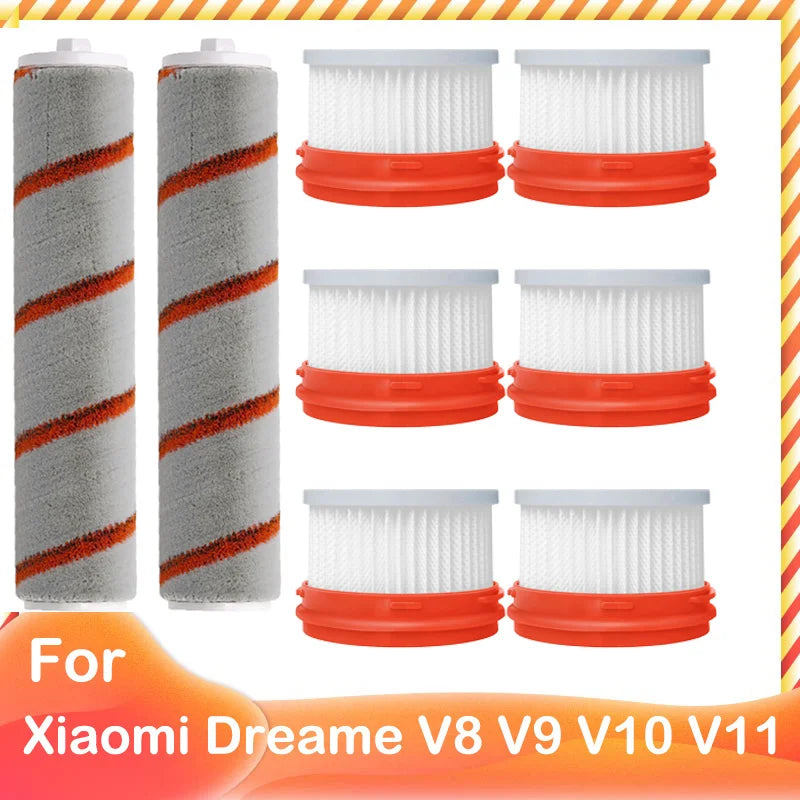Kompatibel für Xiaomi Dreame V9 V10 V11 V8 V9B V9P XR Zubehör Hauptbürste HEPA Filter Kabelloser Handstaubsauger Teile