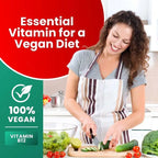 Vitamin B12 1000mcg Vegan, 475 Tabletten, 1 pro Tag (Vorrat für über 15 Monate) B12 Vitamin für Energie, Müdigkeit und Immunsystem, Vit B12 Hochwertiges Vitamin B 12 Cyanocobalamin ohne GVO