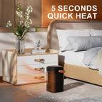 Smart Remote Portable PTC Ceramic Electric Heater Fast Heating Low Noise Touchscreen Hot and Cold Fan For Home Bedroom Office