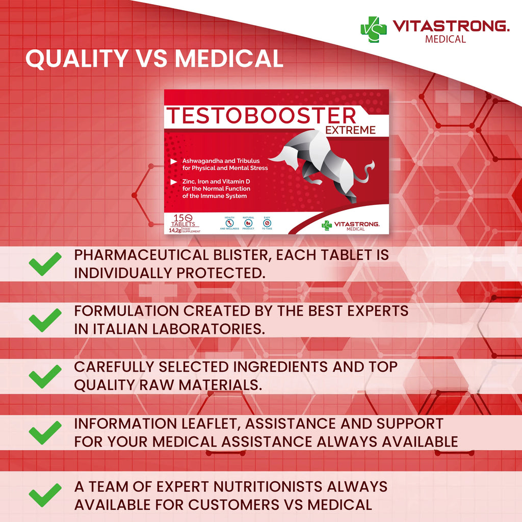 Testobooster Extreme-man Nahrungsergänzungsmittel, Ultra Starke Wirkung, Steigert Leistung, Kraft und Stärke, 100% Natürlich und Sicher, Taschenpackung
