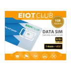EIOTCLUB USA Prepaid SIM-Karte 1GB AT&T, T-Mobile, High-Speed-Netzwerk, Nur-Daten-SIM für Telefon, Überwachungskamera, Router, Hotspot