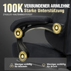 GTPLAYER Gaming-Stoffstuhl, ergonomischer Bürostuhl, PC-Stuhl, verstellbarer und drehbarer Schreibtischstuhl