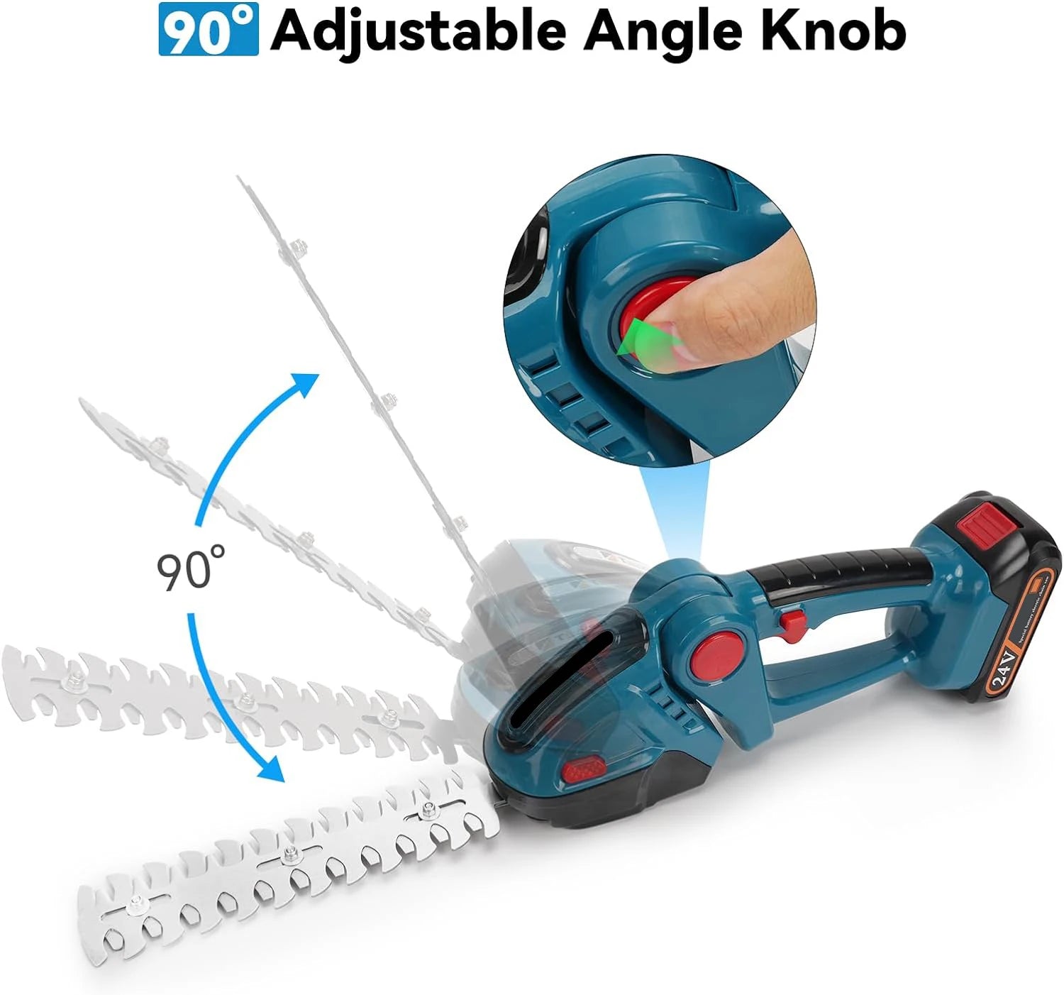 Akku-Heckenschere 2-in-1 Haushalt Rasenmäher Gartenschere Gartengeräte Für Makita Akku Schere Astsäge