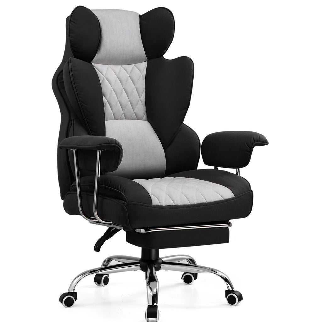 GTPLAYER Gaming Stuhl Bürostuhl mit Taschenfederkern-Lordosenstütze, ergonomischer und bequemer breiter Bürostuhl