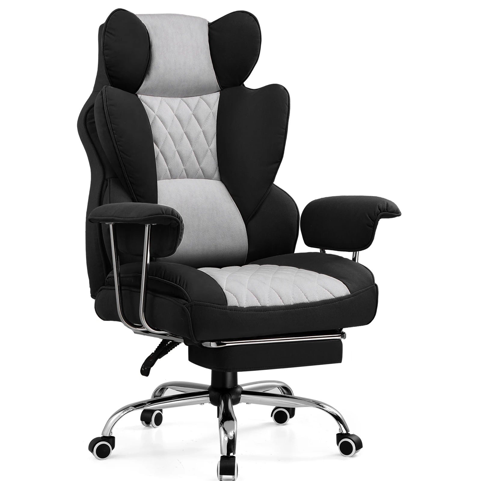 GTPLAYER Gaming Stuhl Bürostuhl mit Taschenfederkern-Lordosenstütze, ergonomischer und bequemer breiter Bürostuhl