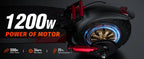 FREEBOY J11MAX EScooters,1200W Motor 48V18ah,Max speed 55km/h W/Seat Electric Scooters Aldult 11" Tire City Commuting E-Scooter