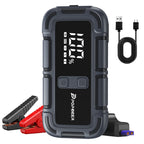 POPDEER PD-J06 4000A Starthilfe, 12V Auto Starthilfe mit LCD-Display Dual USB für 10.0L Benzin/8.0L Diesel LKW Wohnmobil Boot
