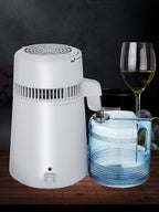 SucceBuy 4L Wasserdestilliergerät Reiniger Filter Spender Heizung Trinkflasche Enthärter 304 Edelstahl Haushaltsgerät