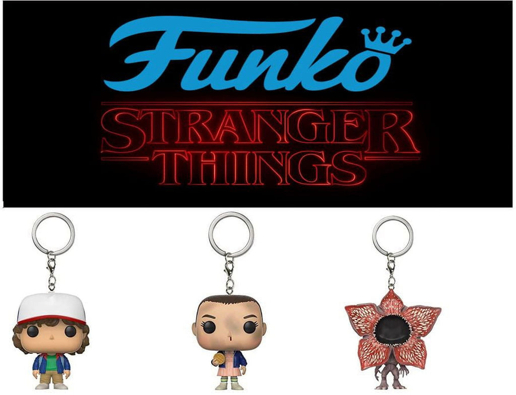 Heißer Funko Pop WILL BYERS MIKE WHEELER ELEVEN Demogorgon DUSTIN Barb Schlüsselanhänger Figur Sammlerstück Modell Puppen Weihnachtsgeschenk Spielzeug