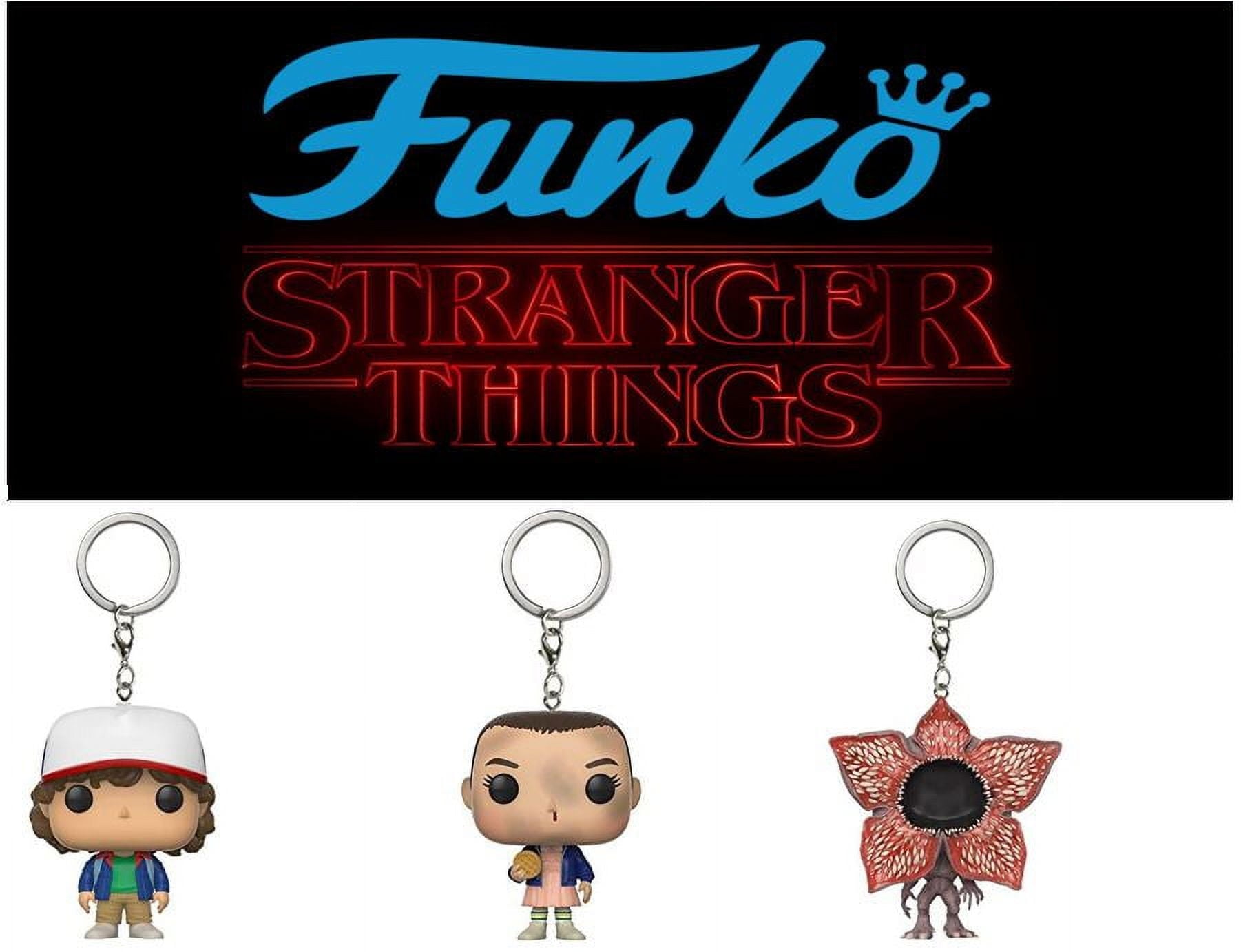Heißer Funko Pop WILL BYERS MIKE WHEELER ELEVEN Demogorgon DUSTIN Barb Schlüsselanhänger Figur Sammlerstück Modell Puppen Weihnachtsgeschenk Spielzeug