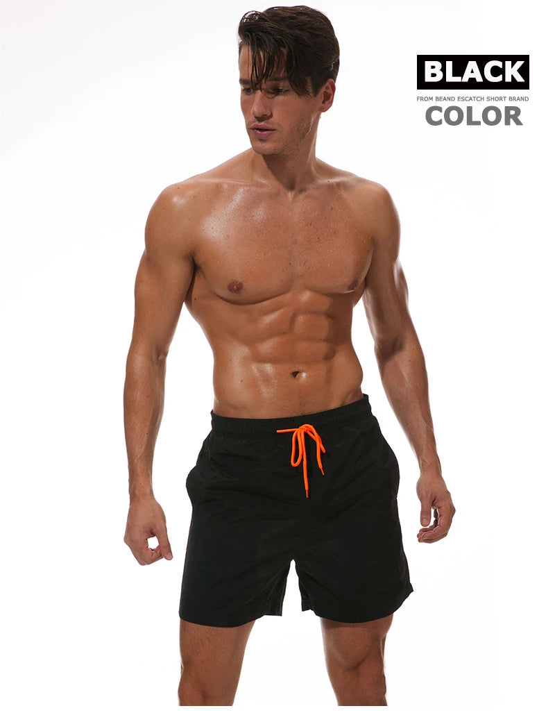 ESCATCH Herren Badehose Schwimmshorts Badeshorts Strandshorts Boardshorts Schwimmhose Badesuits Herren Laufshorts Sportshorts Surfshorts