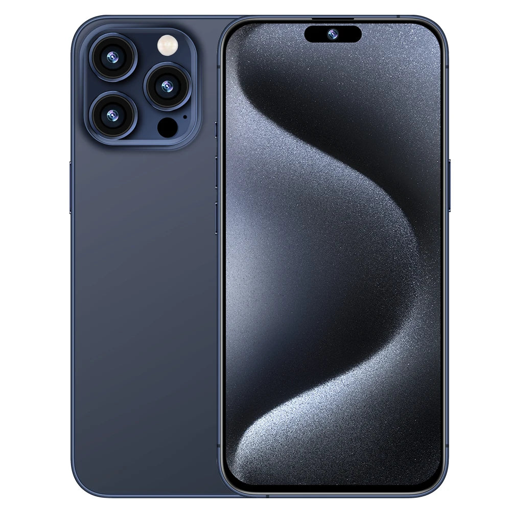 Neues I16 Pro Max grenzüberschreitendes exklusives 5G-Telefon, 7,3-Zoll-Bildschirm, Android 15.0, Dual-SIM, Auslandsversion, Direktvertriebsquelle