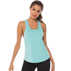 WANAYOU Ärmellose Yoga-Shirts Damen Schnelltrocknendes Running Sport Tank Top Ärmelloses Fitness Gym Workout Top Yoga Weste