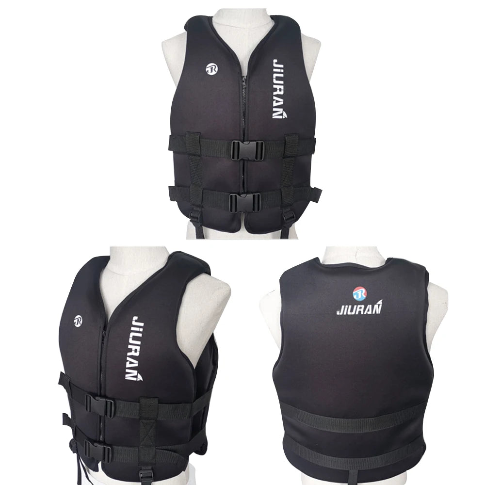 Neopren-Schwimmweste für Erwachsene und Kinder, neue Wassersport-Auftriebsweste, Schwimmweste zum Schwimmen, Bootfahren, Skifahren, Fahren und Treiben