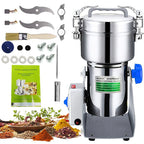 800G Kräutermühle Kaffeemaschine Getreidemühle Gewürzmühle Medizin Weizenmischer Trockenfutter Mühle Große Kapazität Edelstahl