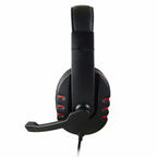Kopfhörer 3,5mm Kabelgebundenes Gaming Headset Ohrhörer Musik für PS4 Playstation 4 Game PC Chat Computer mit Mikrofon