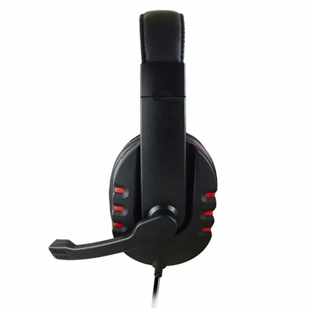 Kopfhörer 3,5mm Kabelgebundenes Gaming Headset Ohrhörer Musik für PS4 Playstation 4 Game PC Chat Computer mit Mikrofon