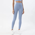 SOISOU Nylon Yogahosen Gym Leggings Damen Mädchen Fitness Weiche Strumpfhosen Hohe Taille Elastisch Atmungsaktiv Keine T-Linie Sporthosen