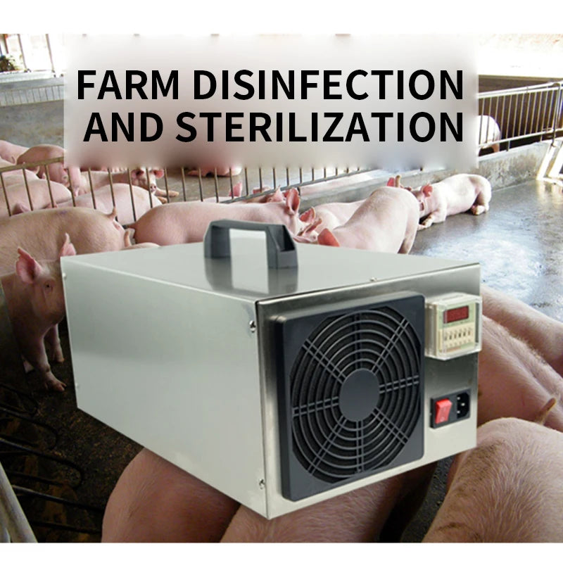 50g Ozone Generator Office air sterilizer food sterilization farm environmental treatment pigsty ammonia removal