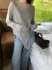 100% Lyocell elegantes Langarmshirt mit Trägern, Vintage-Patchwork-Design, Sommer ODM-Stoff.