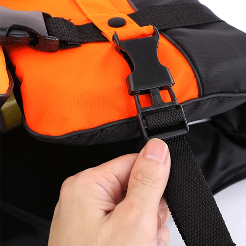Outdoor Erwachsene Schwimmweste Verstellbarer Auftrieb Überlebensanzug Polyester Kinder Schwimmweste mit Pfeife