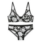 DaiNaFang Neue Sexy Hochwertige Damen Ultra Dünn Dick 75-95 BCDE Cup BH-Sets Spitze Push Up Unterwäsche Höschen Übergröße Dessous
