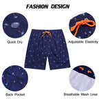 Escatch Brand Sommer Herren Shorts Mode Polyester schnelltrocknende Boardshorts Männer Sport Gym Badehose Surf Badeshorts für Herren