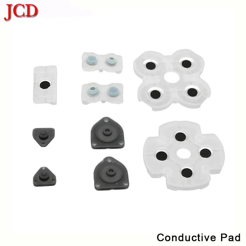 Für PS4 Controller Reparatur-Set L1 R1 L2 R2 Trigger-Tasten 3D Analog-Joysticks Thumb Sticks Kappen Leitfähige Gummi Schraubendreher-Kit