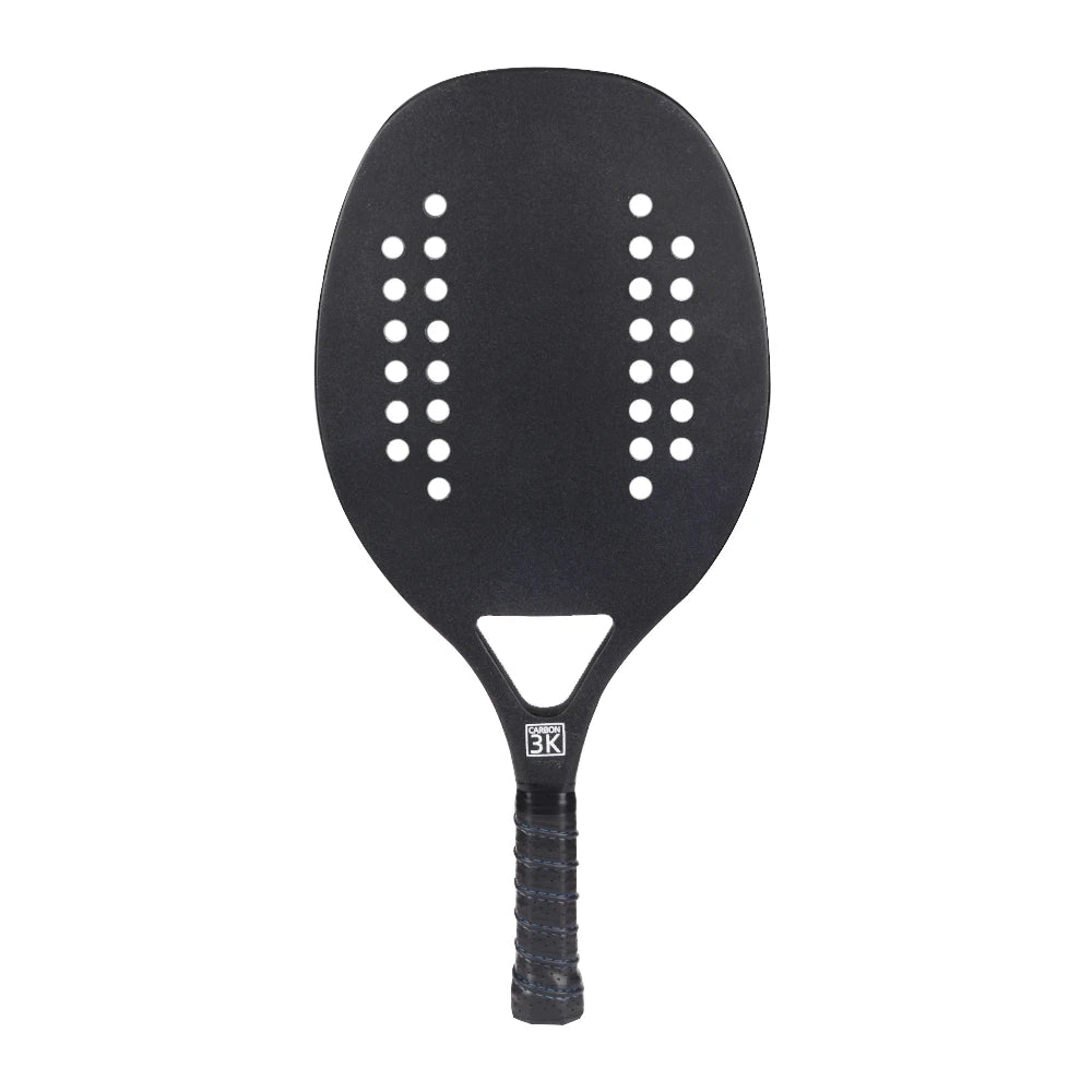 Vollcarbon 3K Faser Strandtennisschläger raue Oberfläche professioneller Schläger für Herren und Damen mit Schutzhülle