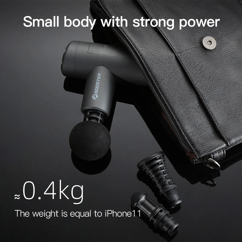 Booster Mini X Massage Gun Perkussion Rücken- und Nackenmassagegerät Elektrische Vibratoren Tragbares Fitness-Mini-Körpermassagegerät