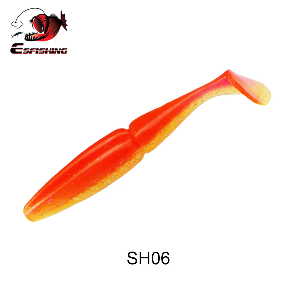 ESFISHING Angelköder Easy Shiner 100mm125mm155mm 200mm pesca isca artificial Silikonköder Leurre Souple Hecht Barsch