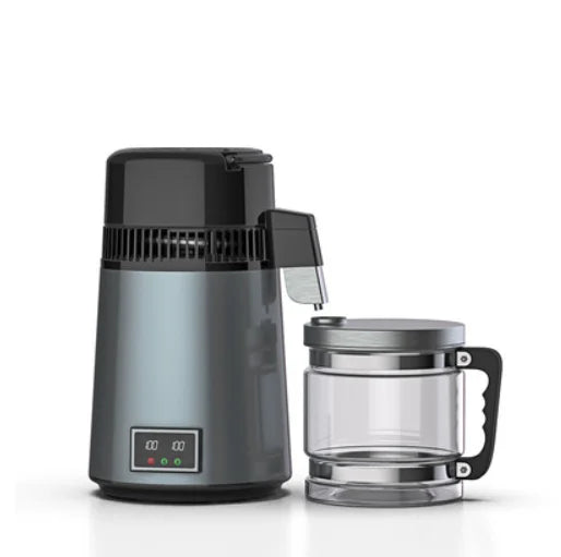 750W 4L Wasser-Destilliergerät Haushalt Destilliertes Reinwassergerät Destillationsreiniger Filter Edelstahl Wasserfilter