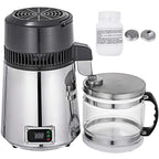 750W 4L Wasser-Destilliergerät Haushalt Destilliertes Reinwassergerät Destillationsreiniger Filter Edelstahl Wasserfilter