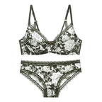 DaiNaFang Neue Sexy Hochwertige Damen Ultra Dünn Dick 75-95 BCDE Cup BH-Sets Spitze Push Up Unterwäsche Höschen Übergröße Dessous