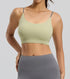 Six-string Cross Back Sport-BH für Damen – Sommer dünner Stil Spandex/Polyester UV-Schutz Geeignet für Yoga und Fitness
