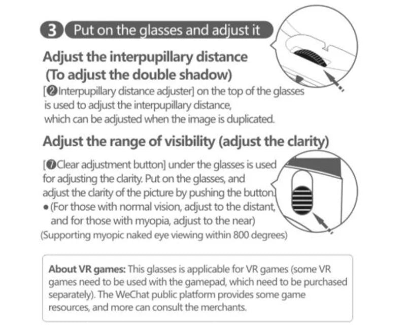 Virtual Reality VR Brille IMAX Riesiger Bildschirm HD 3D Brille Google Cardboard Box VR Headset Helm für 5-7" Telefon, unterstützt Gamepad