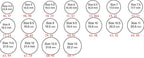 Personalisierter gravierter 17 mm runder Siegelring, gravierte Buchstaben, Logo-Ringe, modischer Kupfer-Schmuck für Herren