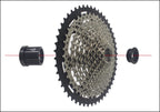 Fahrrad Micro Spline Freilauf MTB Rennrad Naben Konverter Endkappe Adapter 11/12 Fach MS HG DT Nabenkörper Treiber für XD DT240/350