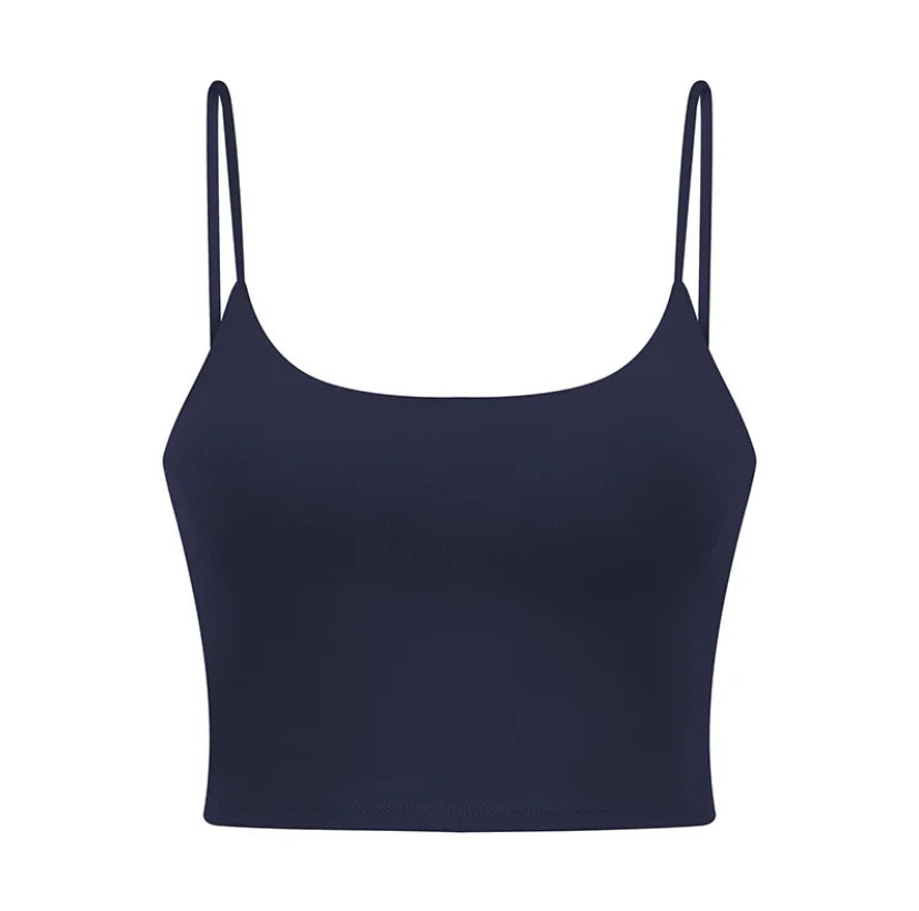 Damen Longline Sport-BH ohne Bügel, gepolstert