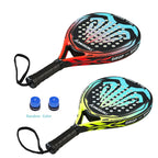 Kawasaki Padel Tennis Schläger aus Carbonfaser mit weichem EVA-Kern, inklusive Padel-Tasche und Hülle, Power Beach Tennis Padel
