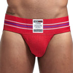 JOCKMAIL sexy Herren Unterwäsche Jockstrap Homme Herren Jockstrap Unterwäsche Herren String Jockstrap Gay Jockstrap Baumwolle Atmungsaktiv weiß