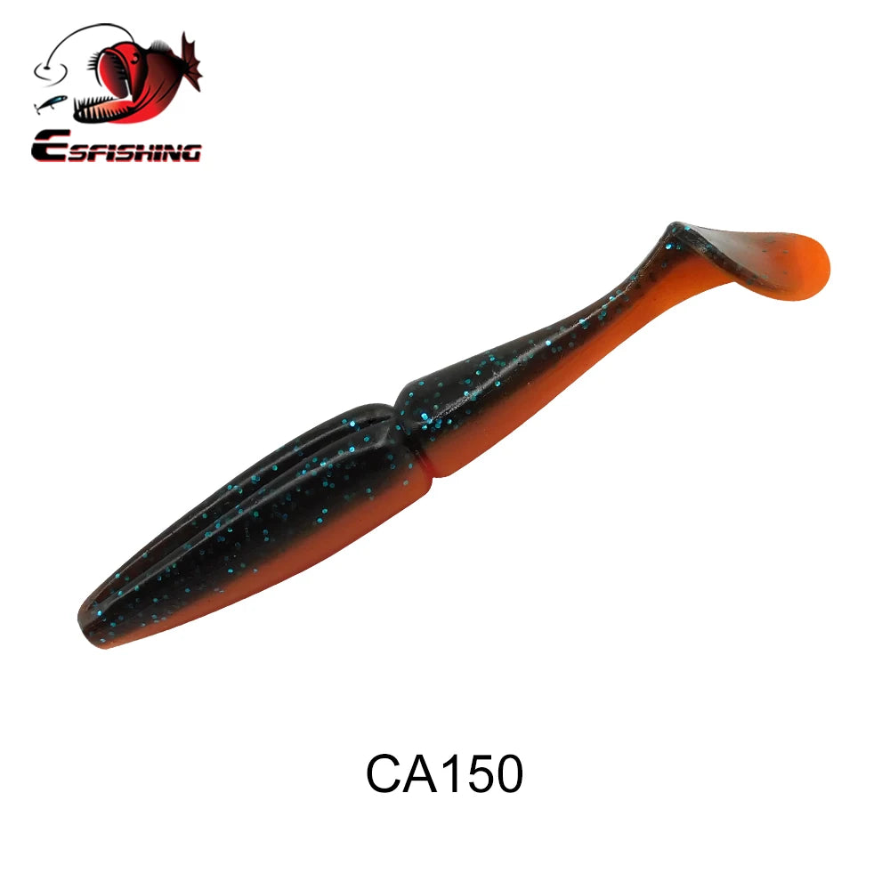 ESFISHING Angelköder Easy Shiner 100mm125mm155mm 200mm pesca isca artificial Silikonköder Leurre Souple Hecht Barsch