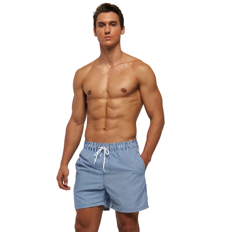 Escatch Brand Sommer Herren Shorts Mode Polyester schnelltrocknende Boardshorts Männer Sport Gym Badehose Surf Badeshorts für Herren