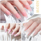 Nagelset mit Nagellampe Nageltrockner Nagelbohrmaschine Maniküre-Set Kit Poly-Nagelgel-Kit Nagellack-Set Soak-Off Nail Art Werkzeuge Sets