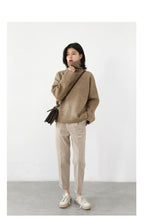 CHIC VEN Koreanischer Damen Pullover Lockerer Rollkragenpullover Warme Einfarbige Pullover Strickwaren Basic Female Tops Herbst Winter 2022