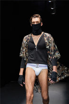 JOCKMAIL sexy Herren Unterwäsche Jockstrap Homme Herren Jockstrap Unterwäsche Herren String Jockstrap Gay Jockstrap Baumwolle Atmungsaktiv weiß